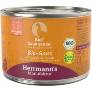 Bio Gans mit Zucchini und Tomate 200g Gluten-getreidefrei Katze Nassfutter Herrmann