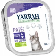 Bio Pate Huhn und Truthahn 100g Katze Nassfutter Yarrah