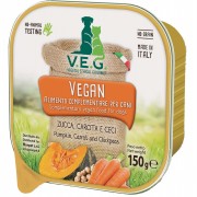 VEGAN Kürbis Karotte Kichererbse 150g NICHT BIO Katze Nassfutter V.E.G.