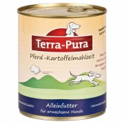 Pferde-Kartoffel-Mahlzeit (Fleisch NICHT BIO) 800g Hund Nassfutter Terra-Pura